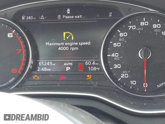 2019 Audi A4 Premium z VIN WAUGMAF48KN007428, wystawiony jako IAAI lot #42311766 z przebiegiem 65 249 mil mil oraz . Historia ofert i sprzedaży dostępna na DreamBid. Obrazek 15.