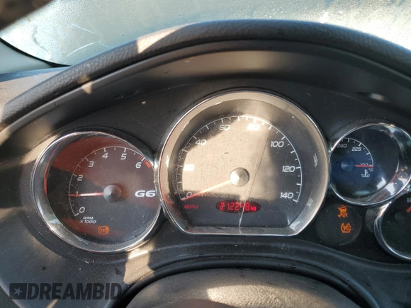2006 Pontiac G6 GTP with VIN 1G2ZM151164198449, listed as a Copart auction lot 72436104 with 212,248 mi miles and Salvage Title. Bid and sale history available at carsss.com. Image 9.
