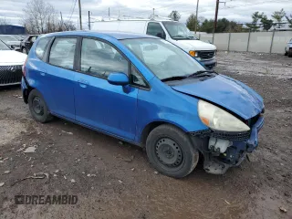 2008 Honda Fit with VIN JHMGD38438S065502, listed as a Copart auction lot 47936835 with 166,958 mi miles and Salvage Title. Bid and sale history available at carsss.com. Image 4.