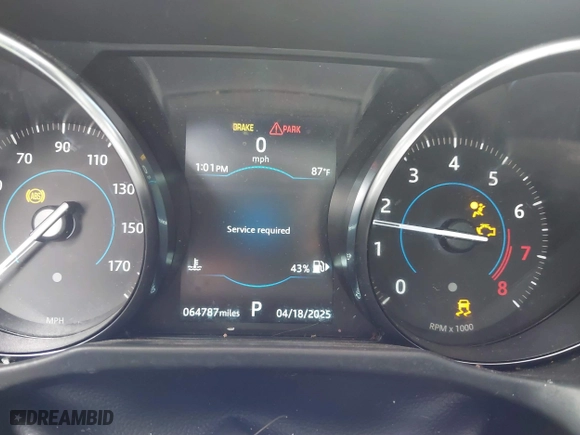 2019 Jaguar XF 25t Premium with VIN SAJBD4FX3KCY79425, listed as a IAAI auction lot 41813505 with 64,787 mi miles. Bid and sale history available at carsss.com. Image 7.