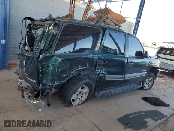 2003 Chevrolet Tahoe LS with VIN 1GNEC13V73R294059, listed as a Copart auction lot 68076514 with 0 mi miles and Salvage Title. Bid and sale history available at carsss.com. Image 3.