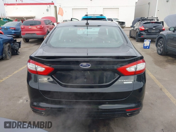 2015 Ford Fusion Titanium with VIN 3FA6P0K91FR238763, listed as a IAAI auction lot 41855030 with 162,060 mi miles. Bid and sale history available at carsss.com. Image 16.