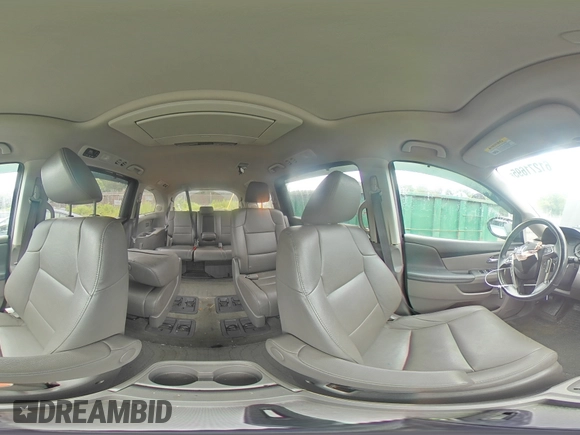 2016 Honda Odyssey Touring Elite with VIN 5FNRL5H90GB061827, listed as a Copart auction lot 61271695 with Not provided miles and Salvage title. Bid and sale history available at DreamBid. Image 15.