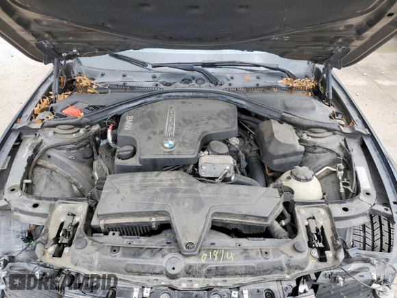 2014 BMW 4 Series 428i with VIN WBA3N3C51EF711635, listed as a Copart auction lot 54813555 with 110,285 mi miles and Salvage title. Bid and sale history available at DreamBid. Image 11.