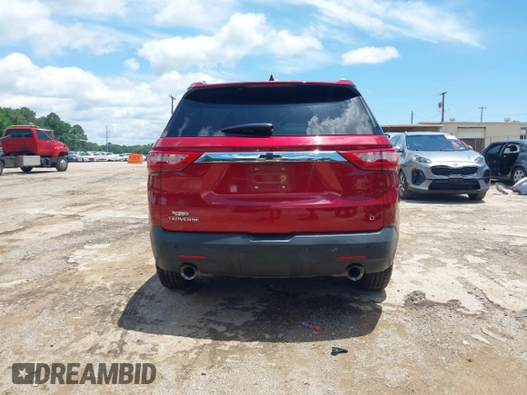 2018 Chevrolet Traverse LT Cloth with VIN 1GNERGKW0JJ170013, listed as a IAAI auction lot 42296444 with 107,786 mi miles and . Bid and sale history available at DreamBid. Image 16.