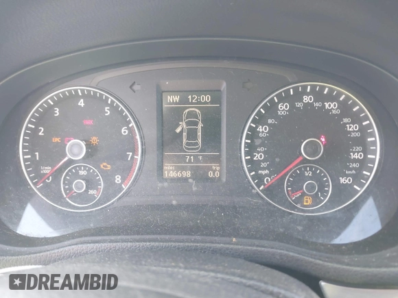 2012 Volkswagen Passat SE z VIN 1VWBP7A32CC077832, wystawiony jako IAAI lot #40637993 z przebiegiem 146 698 mil mil oraz . Historia ofert i sprzedaży dostępna na DreamBid. Obrazek 7.