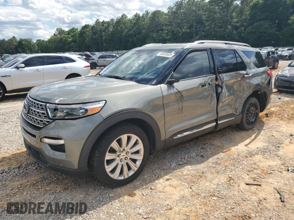 2020 Ford Explorer Limited z VIN 1FMSK7FH1LGB06862, wystawiony jako Copart lot #56930605 z przebiegiem 120 188 mil mil oraz Szkoda całkowita • Salvage title. Historia ofert i sprzedaży dostępna na DreamBid. Obrazek 1.