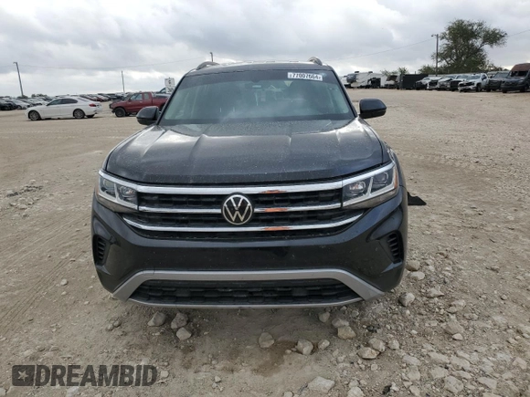 2021 Volkswagen Atlas S с VIN 1V2AP2CA7MC590975, выставлен на аукционе Copart как лот 77007664 с пробегом 107 088 миль миль и Чистый • Clean title. История ставок и продаж доступна на DreamBid. Изображение 5.