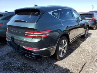 2023 Genesis GV80 with VIN KMUHBDSB2PU115993, listed as a Copart auction lot 50336253 with 1,483 mi miles. Bid and sale history available at carsss.com. Image 3.