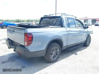 2023 Honda Ridgeline Sport with VIN 5FPYK3F13PB067936, listed as a IAAI auction lot 41535175 with 27,503 mi miles. Bid and sale history available at carsss.com. Image 4.
