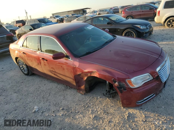 2012 Chrysler 300 with VIN 2C3CCAAG2CH273662, listed as a Copart auction lot 47493985 with 160,255 mi miles and Salvage Title. Bid and sale history available at carsss.com. Image 4.