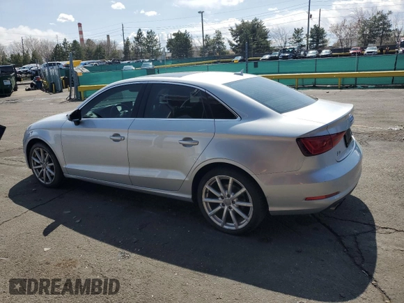 2015 Audi A3 1.8T Premium with VIN WAUACGFFXF1003701, listed as a Copart auction lot 51158475 with 92,166 mi miles and Salvage Title. Bid and sale history available at carsss.com. Image 2.