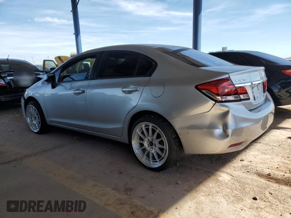 2013 Honda Civic LX with VIN 2HGFB2F53DH527388, listed as a Copart auction lot 46123985 with 146,591 mi miles and Salvage Title. Bid and sale history available at DreamBid. Image 2.