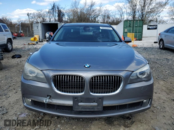 2012 BMW 7 Series 750i xDrive with VIN WBAKC6C55CDX99603, listed as a Copart auction lot 50835645 with 135,509 mi miles and Salvage Title. Bid and sale history available at DreamBid. Image 5.