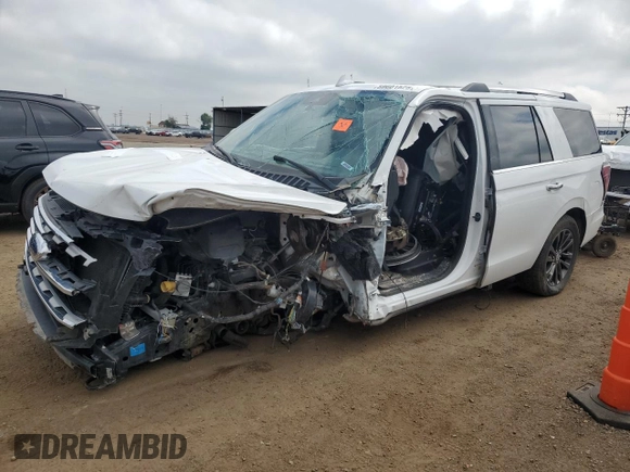 2019 Ford Expedition Limited with VIN 1FMJU2AT5KEA21165, listed as a Copart auction lot 59601525 with 119,482 mi miles and Salvage title. Bid and sale history available at DreamBid. Image 1.