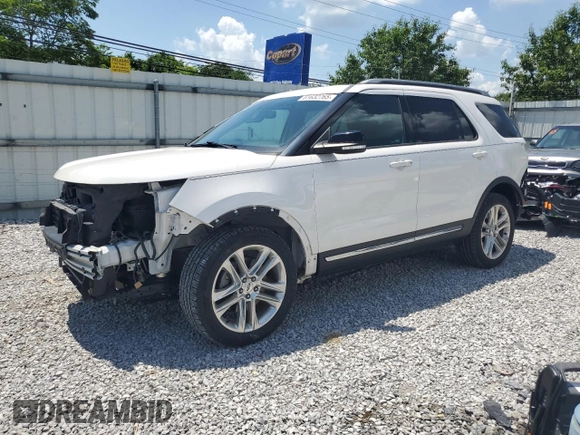 2017 Ford Explorer XLT z VIN 1FM5K8D83HGC60731, wystawiony jako Copart lot #61632765 z przebiegiem 63 521 mil mil oraz Szkoda całkowita • Salvage title. Historia ofert i sprzedaży dostępna na DreamBid. Obrazek 1.