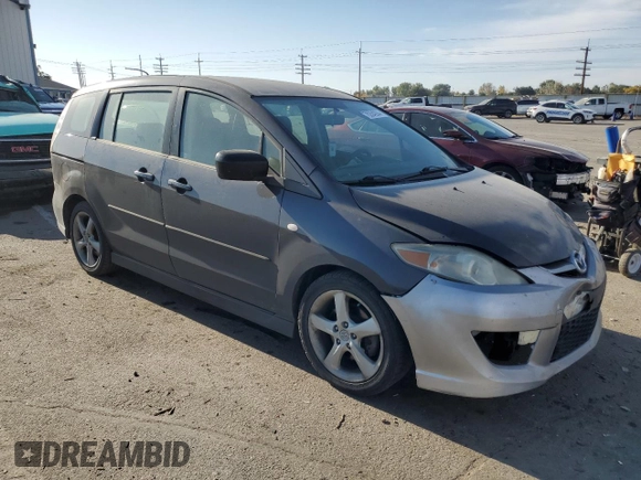 2006 Mazda 5 Sport with VIN JM1CR293160102508, listed as a Copart auction lot 76204204 with 267,065 mi miles and Salvage Title. Bid and sale history available at DreamBid. Image 4.
