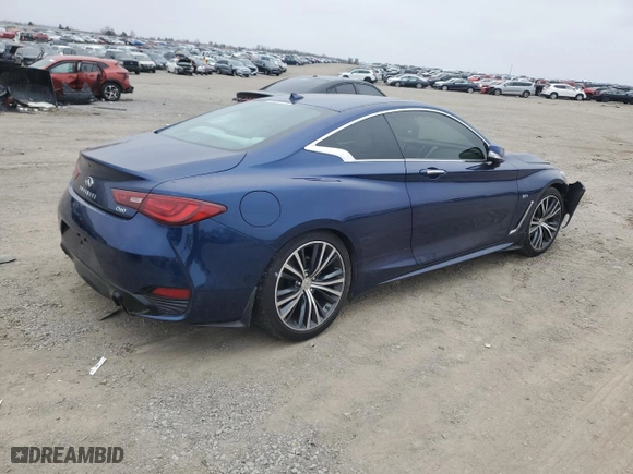 2017 Infiniti Q60 3.0t Premium with VIN JN1EV7EKXHM362614, listed as a Copart auction lot 43872325 with NaN miles and Salvage Title. Bid and sale history available at carsss.com. Image 3.