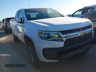 2021 Chevrolet Colorado 2WD LT with VIN 1GCHSCEA1M1241422, listed as a IAAI auction lot 41640963 with 52,566 mi miles. Bid and sale history available at carsss.com. Image 1.