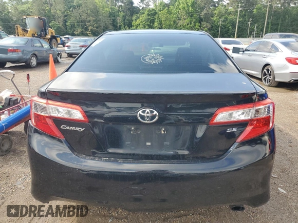 2014 Toyota Camry L with VIN 4T1BF1FK2EU840136, listed as a Copart auction lot 54610285 with 114,704 mi miles and Salvage Title. Bid and sale history available at DreamBid. Image 6.
