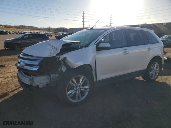 2012 Ford Edge SEL with VIN 2FMDK3J9XCBA51935, listed as a Copart auction lot 46537355 with 208,165 mi miles and Salvage Title. Bid and sale history available at carsss.com. Image 1.