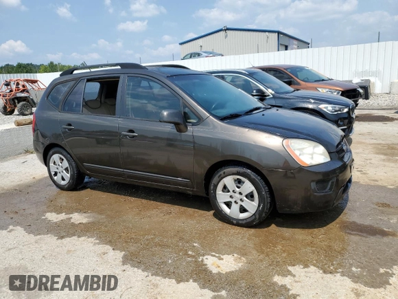 2009 Kia Rondo LX Base with VIN KNAFG528697266422, listed as a Copart auction lot 65730474 with 175,649 mi miles and Non Repairable. Bid and sale history available at carsss.com. Image 4.