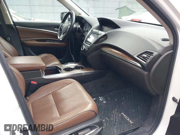 2019 Acura MDX Sport Hybrid w/Advance Pkg with VIN 5J8YD7H77KL000596, listed as a IAAI auction lot 41540974 with 89,378 mi miles. Bid and sale history available at carsss.com. Image 5.