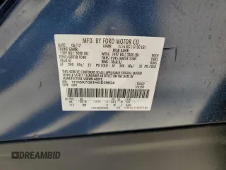 2017 Ford Explorer XLT with VIN 1FM5K7D81HGD39924, listed as a Copart auction lot 49189455 with 145,920 mi miles and Salvage Title. Bid and sale history available at DreamBid. Image 13.