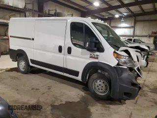 2020 Ram ProMaster Cargo with VIN 3C6TRVAG0LE134912, listed as a Copart auction lot 87543015 with Not Provided miles and Salvage Title. Bid and sale history available at DreamBid. Image 4.