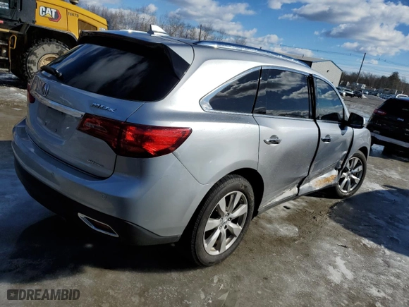2016 Acura MDX w/Advance with VIN 5FRYD4H94GB059631, listed as a Copart auction lot 43637775 with 180,217 mi miles and Salvage Title. Bid and sale history available at carsss.com. Image 3.