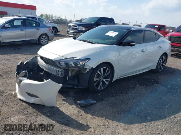 2016 Nissan Maxima SV z VIN 1N4AA6AP9GC431466, wystawiony jako IAAI lot #42007934 z przebiegiem 263 333 mil mil oraz . Historia ofert i sprzedaży dostępna na DreamBid. Obrazek 2.
