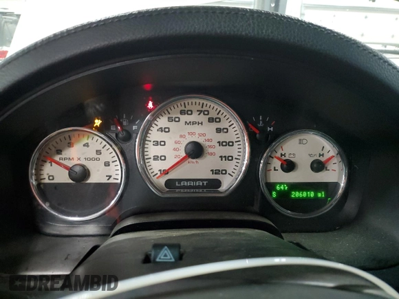 2007 Ford F-150 XLT z VIN 1FTPW14V07FB00566, wystawiony jako Copart lot #60241585 z przebiegiem 206 010 mil mil oraz Szkoda całkowita • Salvage title. Historia ofert i sprzedaży dostępna na DreamBid. Obrazek 9.