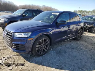 2020 Audi SQ5 Premium Plus with VIN WA1B4AFY3L2020178, listed as a Copart auction lot 84054744 with 26,356 mi miles and Salvage Title. Bid and sale history available at carsss.com. Image 1.