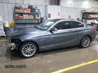 2015 BMW 2 Series 228i with VIN WBA1F5C57FV256684, listed as a Copart auction lot 51747435 with 136,140 mi miles and Clean Title. Bid and sale history available at carsss.com. Image 1.