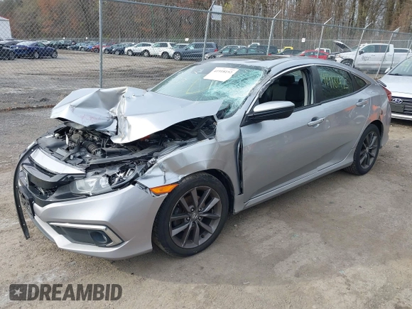 2020 Honda Civic Sedan EX with VIN 19XFC1F30LE213339, listed as a IAAI auction lot 41918192 with 89,363 mi miles. Bid and sale history available at carsss.com. Image 16.