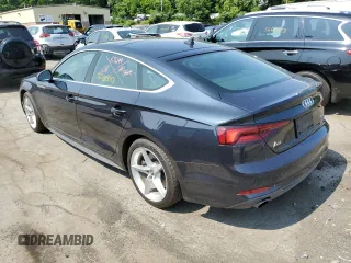 2018 Audi A5 Sportback Premium Plus with VIN WAUENCF52JA074783, listed as a Copart auction lot 56463113 with 60,488 mi miles. Bid and sale history available at carsss.com. Image 2.