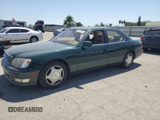 1999 Lexus LS 400 z VIN JT8BH28F5X0144481, wystawiony jako Copart lot #58867255 z przebiegiem 183 002 mil mil oraz Szkoda całkowita • Salvage title. Historia ofert i sprzedaży dostępna na DreamBid. Obrazek 1.