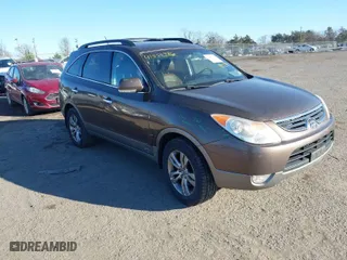 2012 Hyundai Veracruz Limited with VIN KM8NU4CC6CU185588, listed as a IAAI auction lot 41455986 with 175,675 mi miles. Bid and sale history available at carsss.com. Image 1.