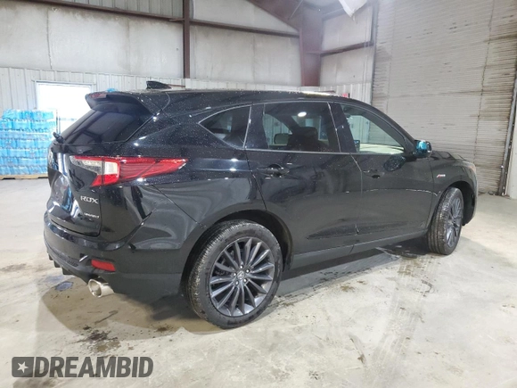 2024 Acura RDX Advance with VIN 5J8TC2H82RL018507, listed as a Copart auction lot 52985685 with 5,364 mi miles and Salvage title. Bid and sale history available at DreamBid. Image 3.