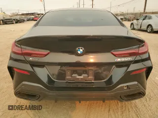 2022 BMW 8 Series M850i with VIN WBAGV8C02NCK08667, listed as a Copart auction lot 88255605 with 22,737 mi miles and Salvage title. Bid and sale history available at DreamBid. Image 6.