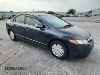 2007 Honda Civic with VIN JHMFA36277S001807, listed as a Copart auction lot 63754725 with 278,095 mi miles and Clean title. Bid and sale history available at DreamBid. Image 4.