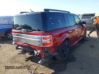 2014 Ford Flex Limited with VIN 2FMGK5D84EBD39853, listed as a IAAI auction lot 41999867 with 156,433 mi miles. Bid and sale history available at carsss.com. Image 4.
