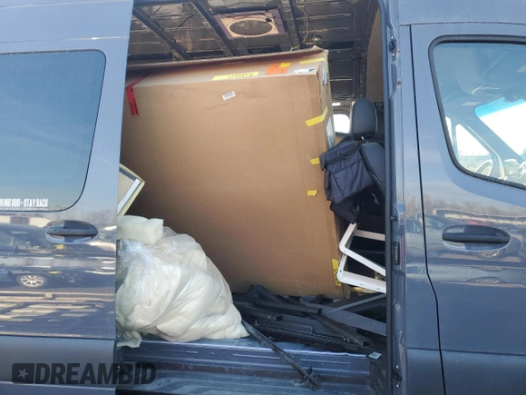 2023 Mercedes-Benz Sprinter with VIN W1W4NCVYXPT121618, listed as a Copart auction lot 82211324 with 12,656 mi miles and Salvage Title. Bid and sale history available at DreamBid. Image 11.