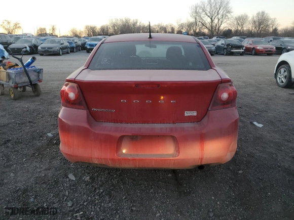2013 Dodge Avenger SE with VIN 1C3CDZAB2DN648720, listed as a Copart auction lot 42718175 with 156,635 mi miles and Salvage Title. Bid and sale history available at carsss.com. Image 6.