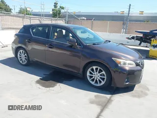 2012 Lexus CT 200h with VIN JTHKD5BH9C2112056, listed as a IAAI auction lot 42533179 with 200,932 mi miles and . Bid and sale history available at DreamBid. Image 1.