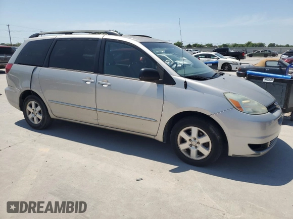 2004 Toyota Sienna CE with VIN 5TDZA23C74S214928, listed as a Copart auction lot 53301975 with Not Provided miles and Clean Title. Bid and sale history available at DreamBid. Image 4.
