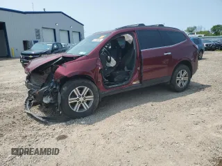 2015 Chevrolet Traverse LT with VIN 1GNKVGKD3FJ112935, listed as a Copart auction lot 58798565 with 92,805 mi miles and Salvage title. Bid and sale history available at DreamBid. Image 1.