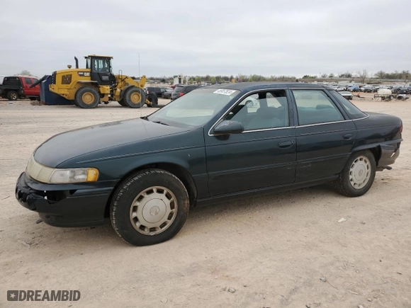 1995 Mercury Sable GS with VIN 1MELM50U3SA623819, listed as a Copart auction lot 46957824 with 121,357 mi miles and Clean Title. Bid and sale history available at carsss.com. Image 1.