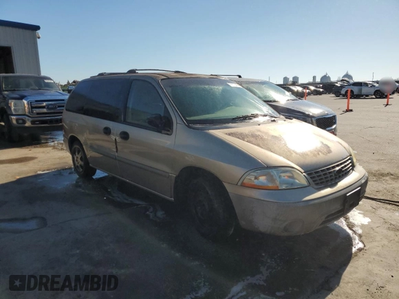 2001 Ford Windstar Wagon LX with VIN 2FMZA51481BB81136, listed as a Copart auction lot 75770474 with 0 mi miles and Non Repairable. Bid and sale history available at carsss.com. Image 4.
