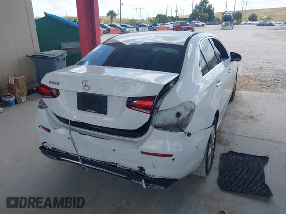 2019 Mercedes-Benz A 220 with VIN WDD3G4EB6KW024318, listed as a IAAI auction lot 41931809 with 66,033 mi miles and . Bid and sale history available at DreamBid. Image 4.